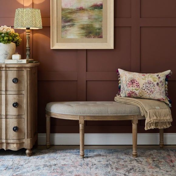 Voyage Maison Annette Linen Footstool