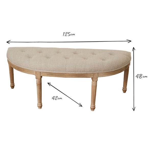 Voyage Maison Annette Linen Footstool