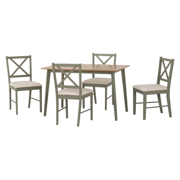 Balfour 4-6 Seater Dining Table with 4 Dining Chairs