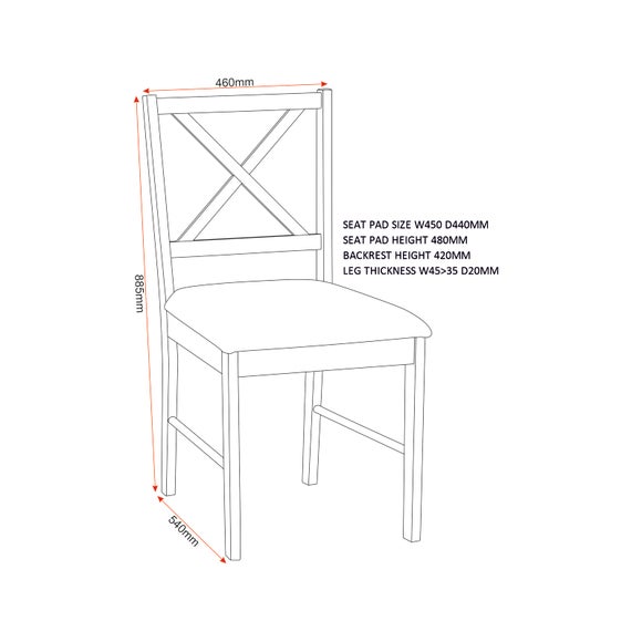 Balfour 4-6 Seater Dining Table with 4 Dining Chairs