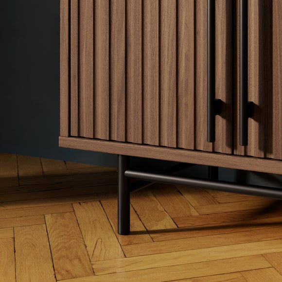 Bryant Hallway Console Table with Shoe Storage, Mango Wood Effect, product image 5