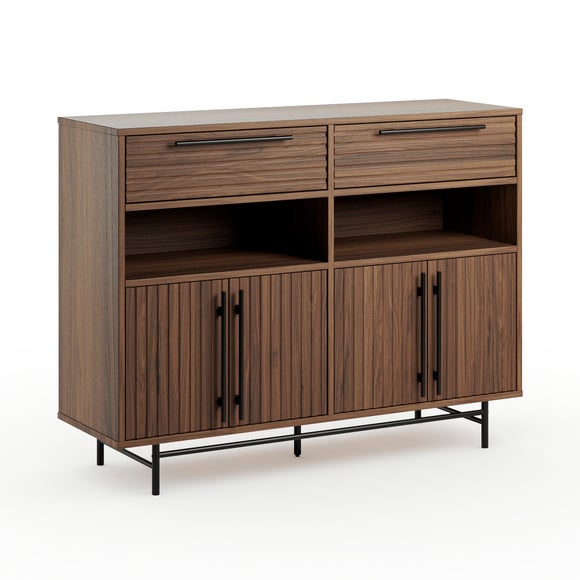 Bryant Hallway Console Table with Shoe Storage, Mango Wood Effect, product image 7