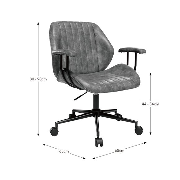 Clement Faux Leather Office Chair, product image 16