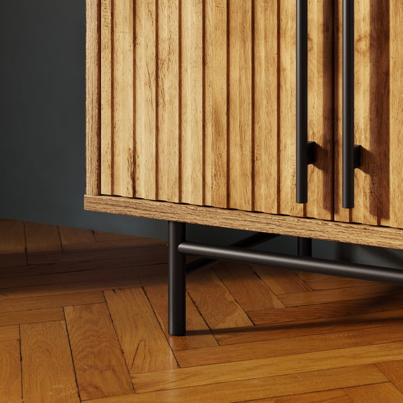 Bryant Hallway Console Table with Shoe Storage, Mango Wood Effect, product image 13
