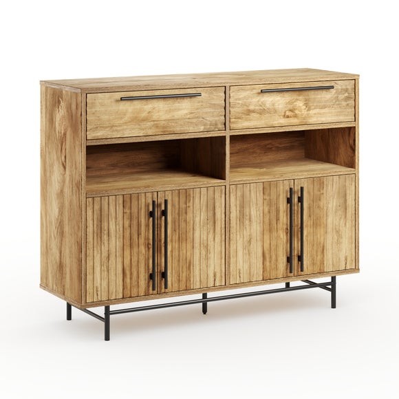 Bryant Hallway Console Table with Shoe Storage, Mango Wood Effect, product image 15
