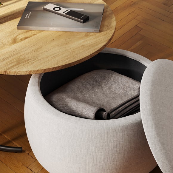 Bryant Upholstered Pouffe Coffee Table Nest, product image 4