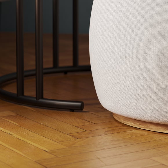 Bryant Upholstered Pouffe Coffee Table Nest, product image 5
