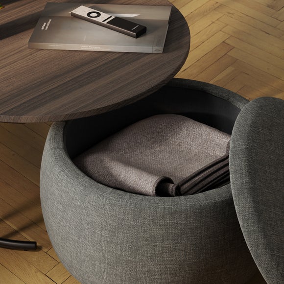 Bryant Upholstered Pouffe Coffee Table Nest, product image 11
