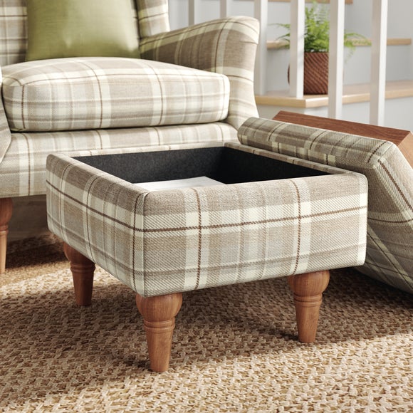 Charnwood Checked Storage Footstool, product image 29