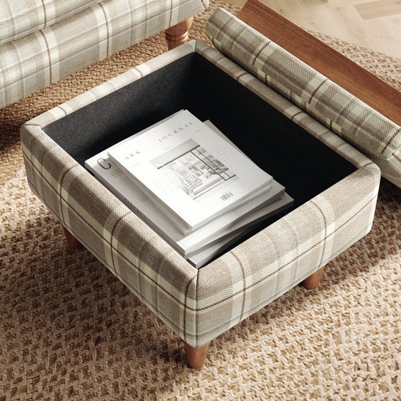 Charnwood Checked Storage Footstool, product image 30