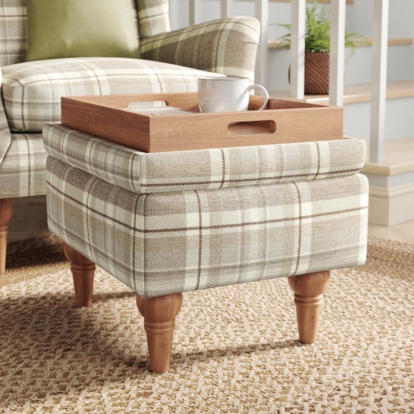Charnwood Checked Storage Footstool, product image 35