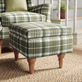 Charnwood Checked Storage Footstool, product image 1