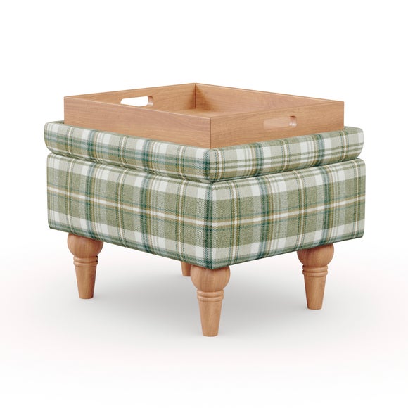Charnwood Checked Storage Footstool, product image 8