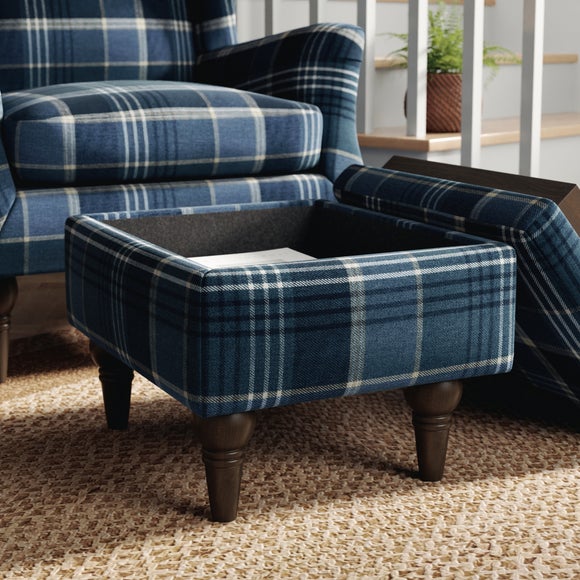 Charnwood Checked Storage Footstool, product image 11