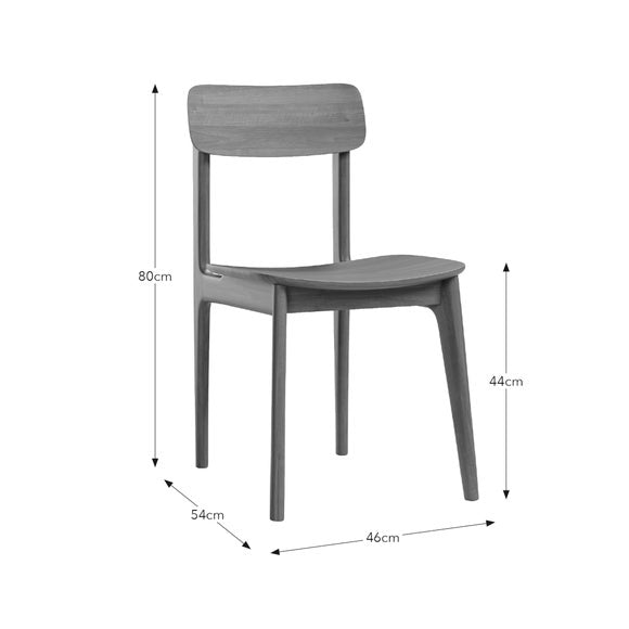 Malin Dining Chair, Oak, product image 6