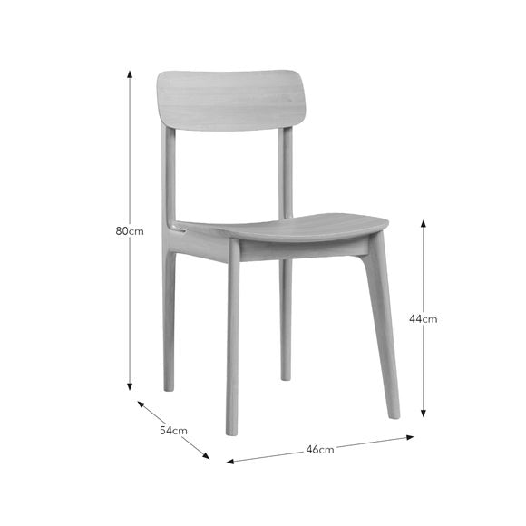 Malin Dining Chair, Oak, product image 13