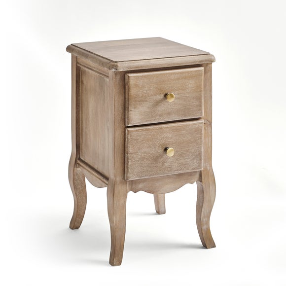 Giselle 2 Drawer Bedside Table, Mango Wood, product image 11