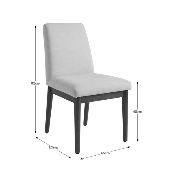 Cassie Set of 2 Dining Chairs, Fabric, product image 20