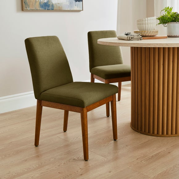 Cassie Set of 2 Dining Chairs, Fabric, product image 1