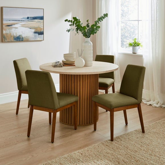 Cassie Set of 2 Dining Chairs, Fabric, product image 2
