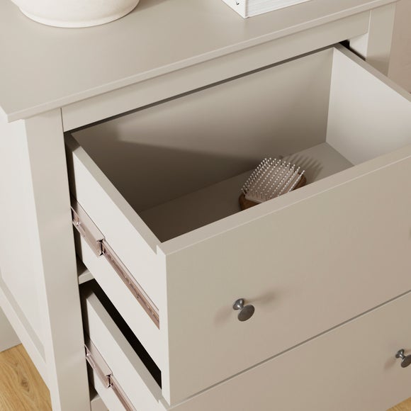 Lynton 2 Drawer Wide Tall Bedside Table, product image 3