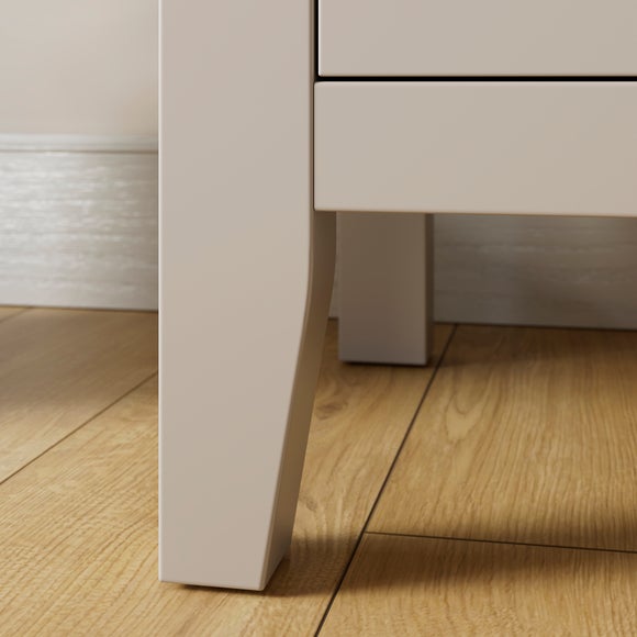 Lynton 2 Drawer Wide Tall Bedside Table, product image 4