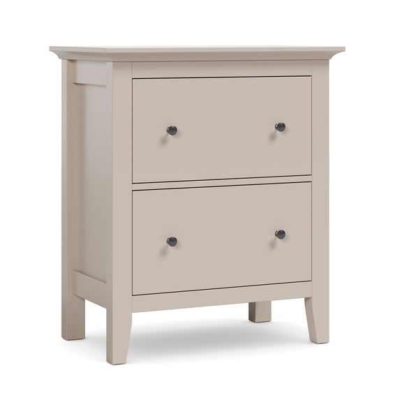 Lynton 2 Drawer Wide Tall Bedside Table, product image 6