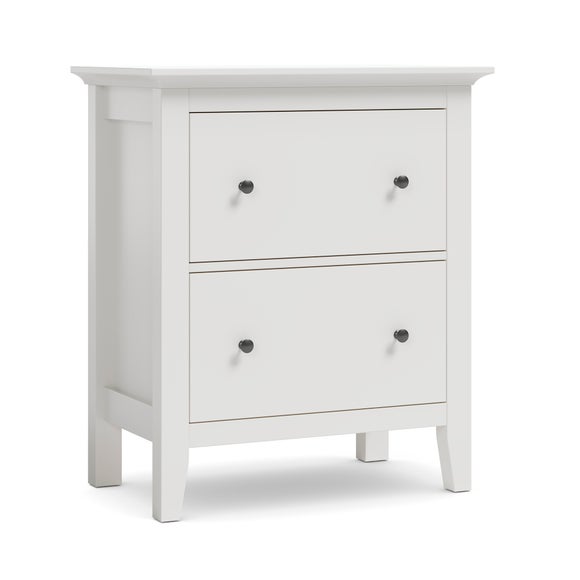 Lynton 2 Drawer Wide Tall Bedside Table, product image 12