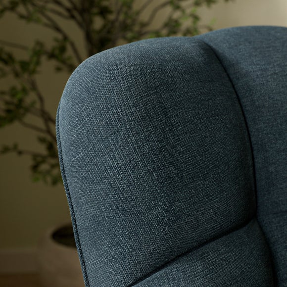 Jase Tonal Chenille Quilted Back Armchair
