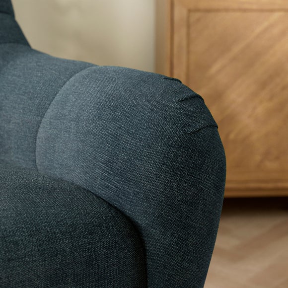 Jase Tonal Chenille Quilted Back Armchair