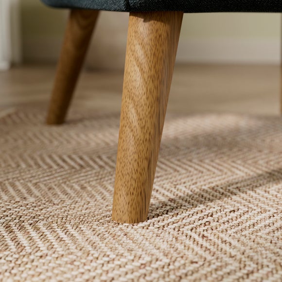 Jase Tonal Chenille Quilted Back Armchair