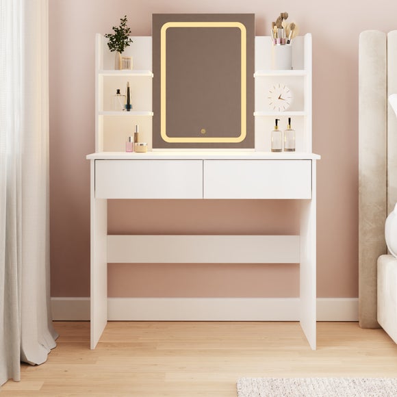 Sadie Dressing Table with LED Mirror
