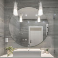 Round Polished Bathroom Wall Mirror, product image 1