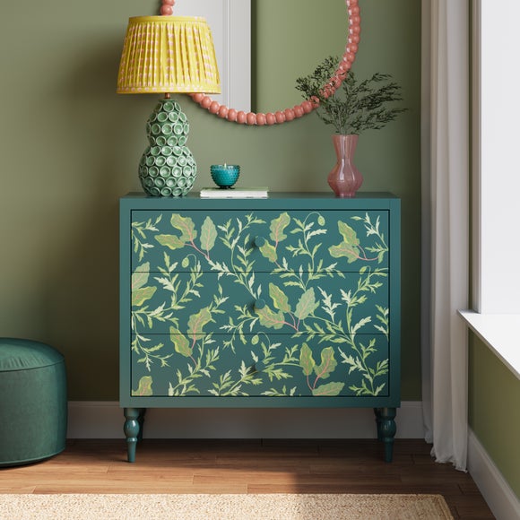 Petit 3 Drawer Chest, Green