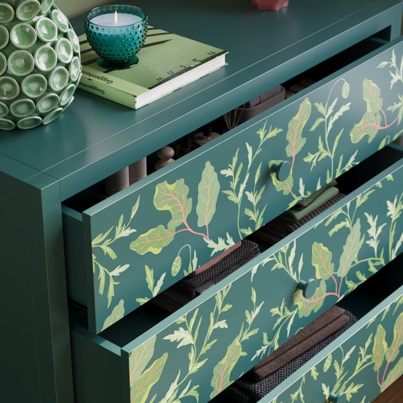 Petit 3 Drawer Chest, Green