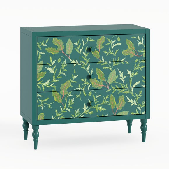 Petit 3 Drawer Chest, Green