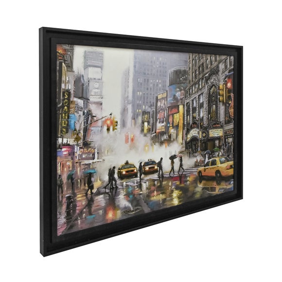 New York by Richard Macneil Framed Canvas
