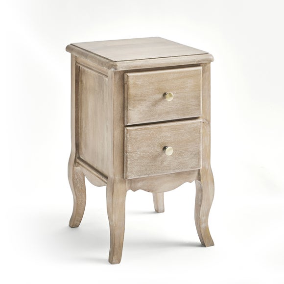 Giselle 2 Drawer Bedside Table, Mango Wood, product image 6