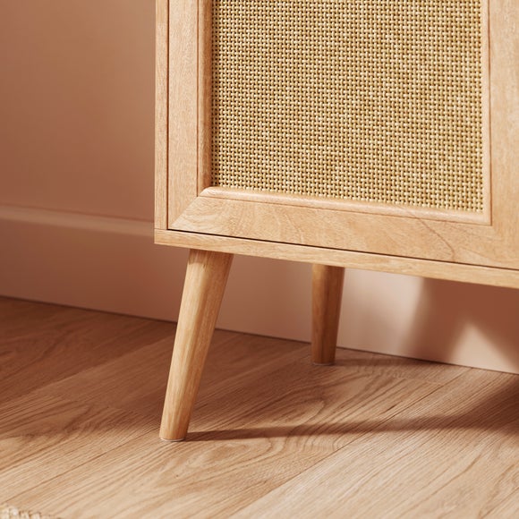 Jordyn Bookcase, Mango Wood Effect
