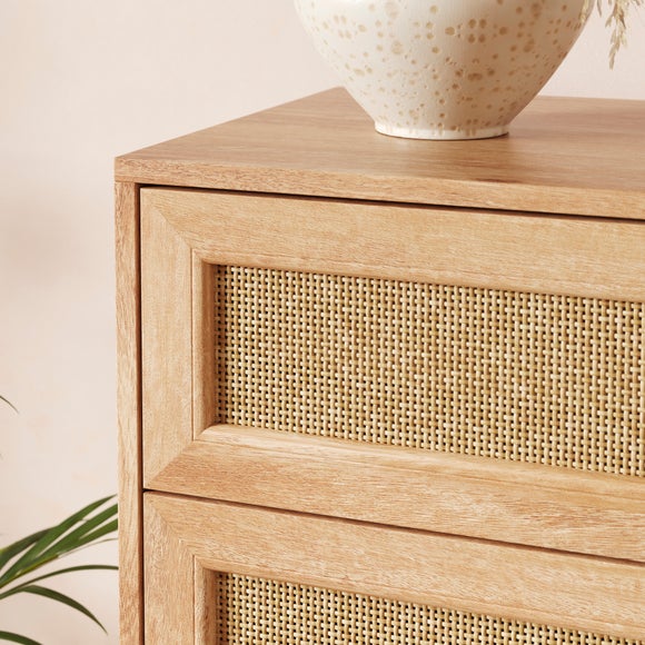 Jordyn 5 Drawer Chest, Mango Wood Effect, product image 4