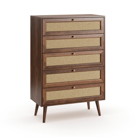 Jordyn 5 Drawer Chest, Mango Wood Effect, product image 17