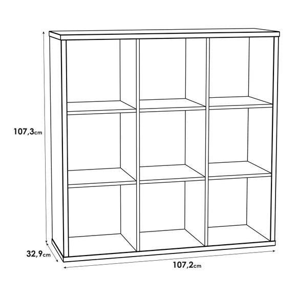 Furniture To Go Mauro 3 Shelf Cube Storage Unit, product image 28