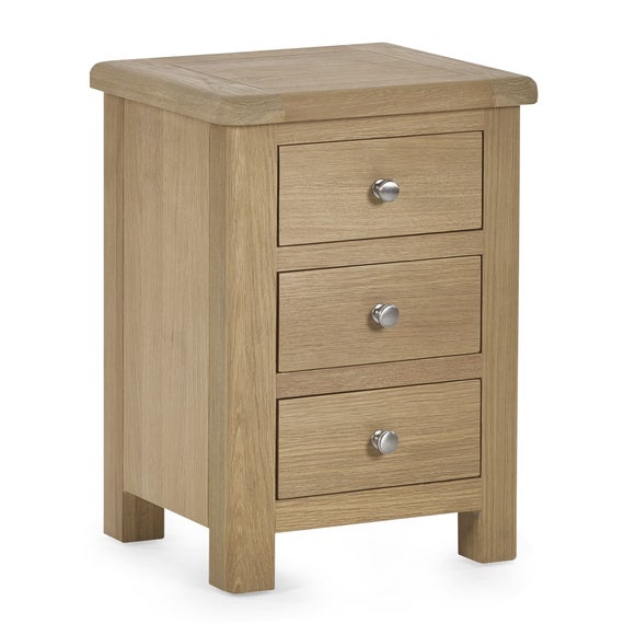 Memphis 3 Drawer Bedside Table