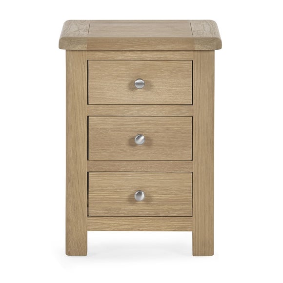 Memphis 3 Drawer Bedside Table