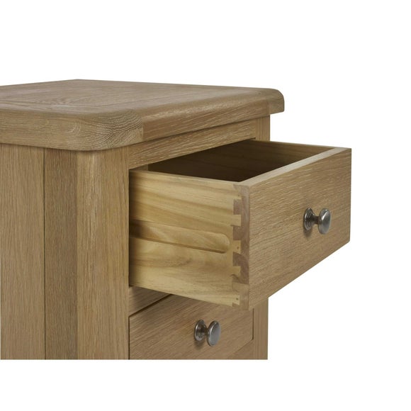 Memphis 3 Drawer Bedside Table