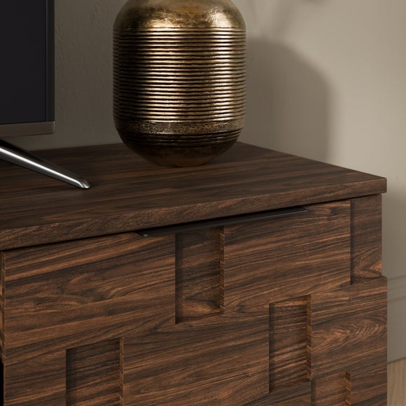 Watson Extra Wide TV Unit for TVs up to 80", Wood Effect, product image 11