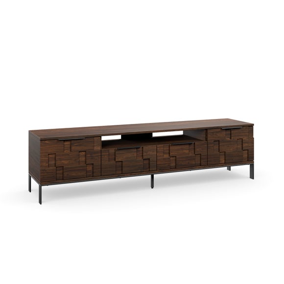 Watson Extra Wide TV Unit for TVs up to 80", Wood Effect, product image 15