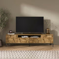 Watson Extra Wide TV Unit for TVs up to 80", Wood Effect, product image 1