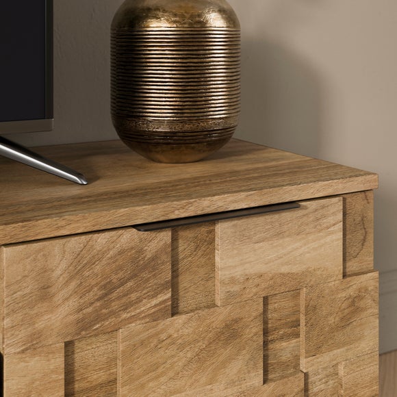 Watson Extra Wide TV Unit for TVs up to 80", Wood Effect, product image 3