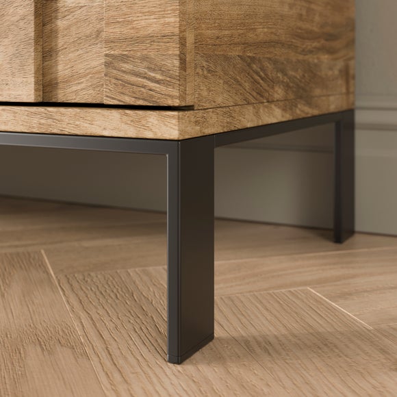Watson Extra Wide TV Unit for TVs up to 80", Wood Effect, product image 5